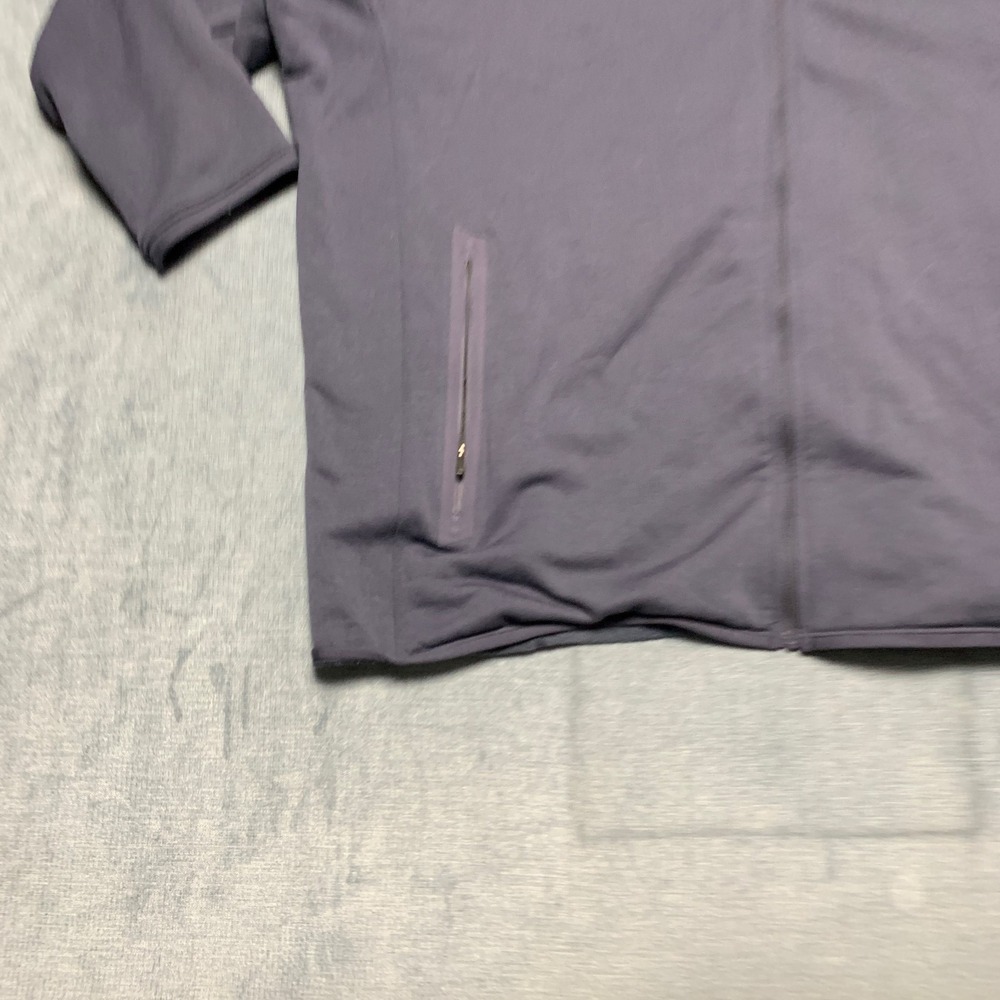 Arcteryx Kyanite Hooded Jacket Mens Navy Blue Long Sleeve Pockets Logo Full Zip - Picture 2 of 13